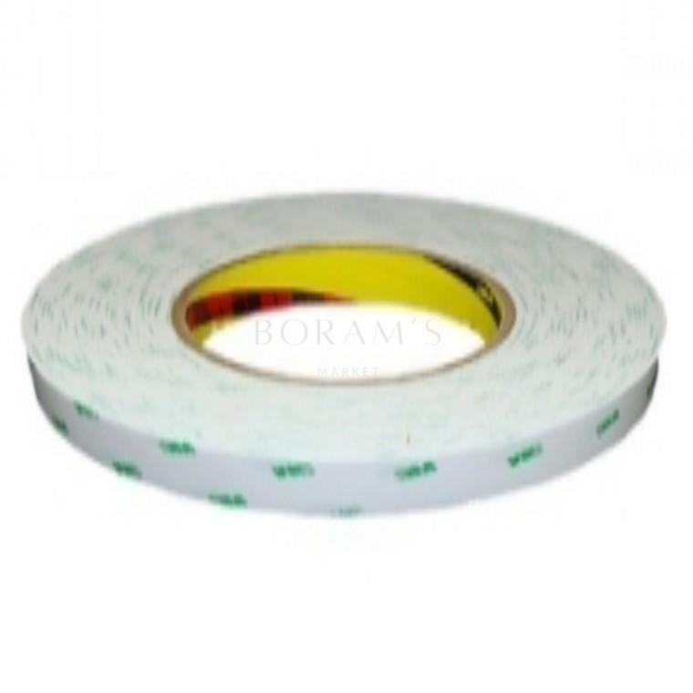 화지양면테이프 8mm x 50M 부직양면테이프 라미네이팅테이프 접착테이프