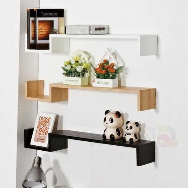 A2 무지주 벽선반 원목선반 원목미니선반 액자벽선반 소품선반 벽면선반