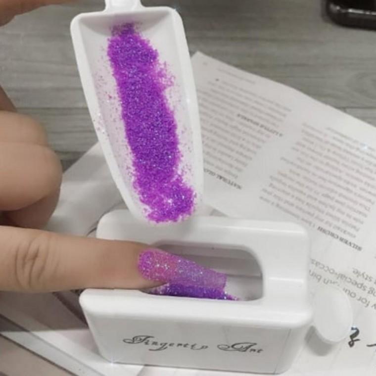 글리터 파우더 트레이 네일 받침대 거치대 세트 네일트레이 네일케어용품 가루받침대