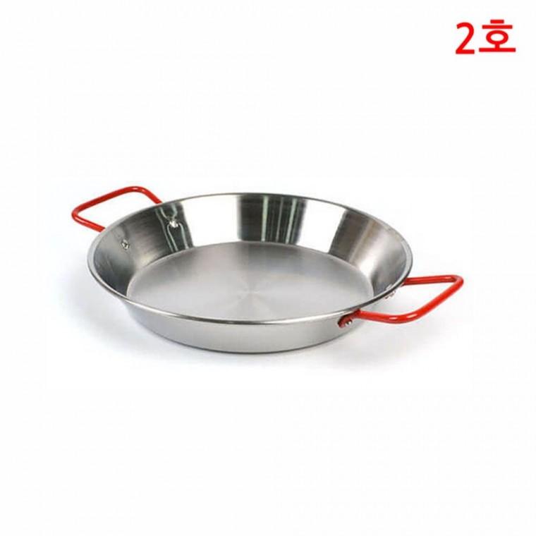 레드핸들 스텐 빠에야냄비 2호 20cm 감바스냄비 스파게티냄비 볶음밥팬