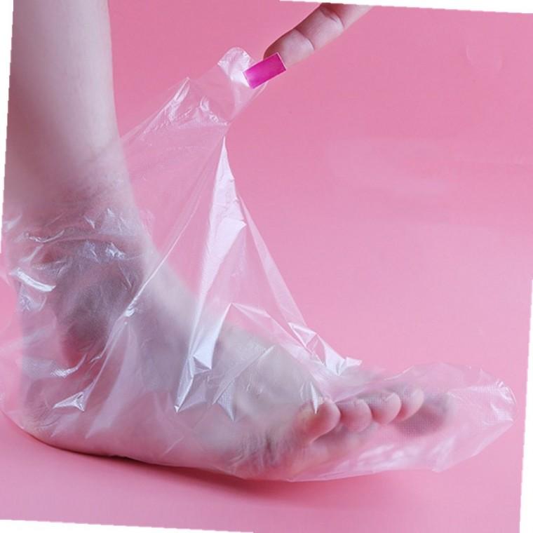 비닐보습양말100매 발뒤꿈치각질제거 발뒤꿈치갈라짐