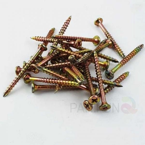 3.8mm 접시피스 3.8x21 직결 칼부럭 칼블럭 스크류피스 십자피스 목재피스