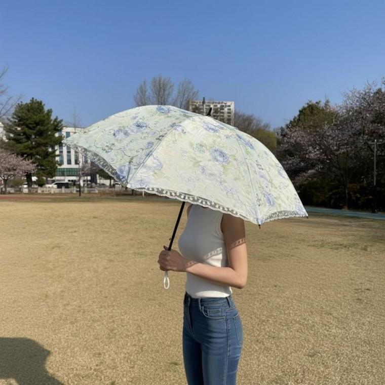 선물상자포장 빅토리아가든 튼튼한 레이스 꽃 양산 양산 선물상자포장 여름