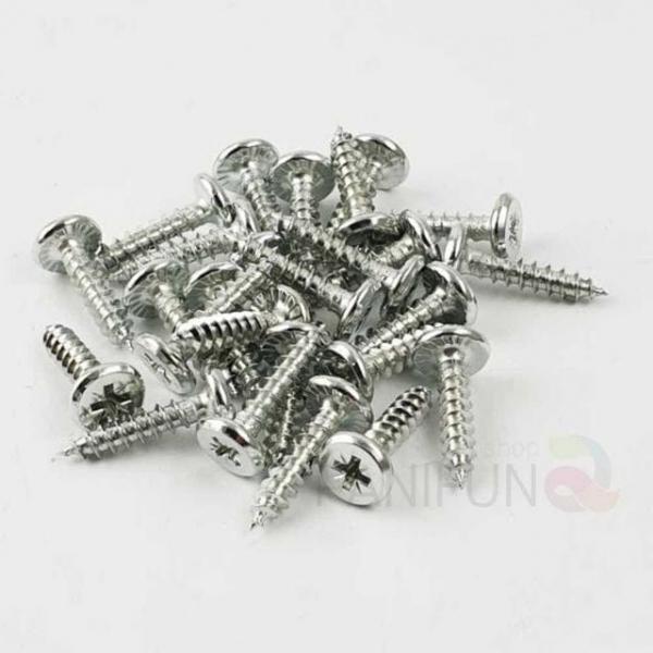 4mm 평머리나사 4x18 목재 침대볼트 목재나사 목공나사 가구볼트 경첩피스