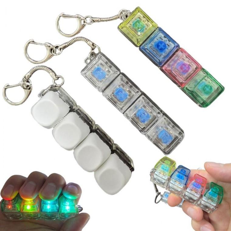 클릭커 LED 키캡 키보드 해소 스트레스 디지털기기 사무용품 키캡