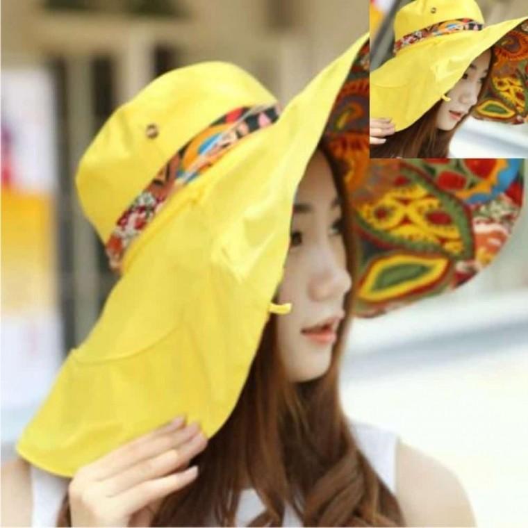 비치모자 와이어플라워 여름모 여름모자 여성여름모자 챙모자 특대형 여름모자