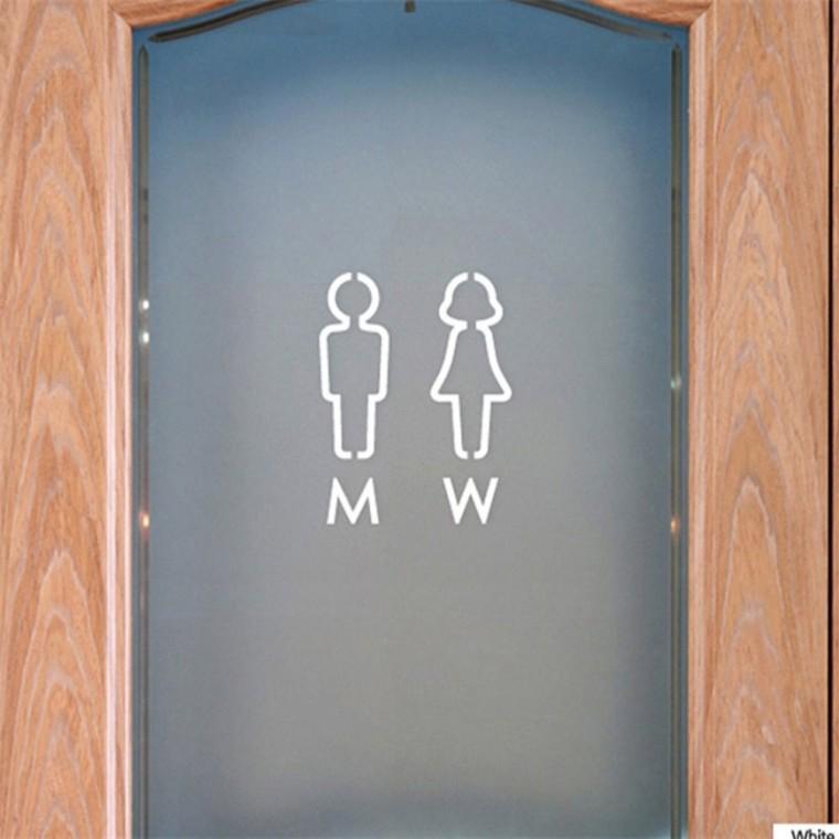 Toilet 스티커 화장실 포인트스티커 화이트 데코스티커 욕실스티커 화장실스티커