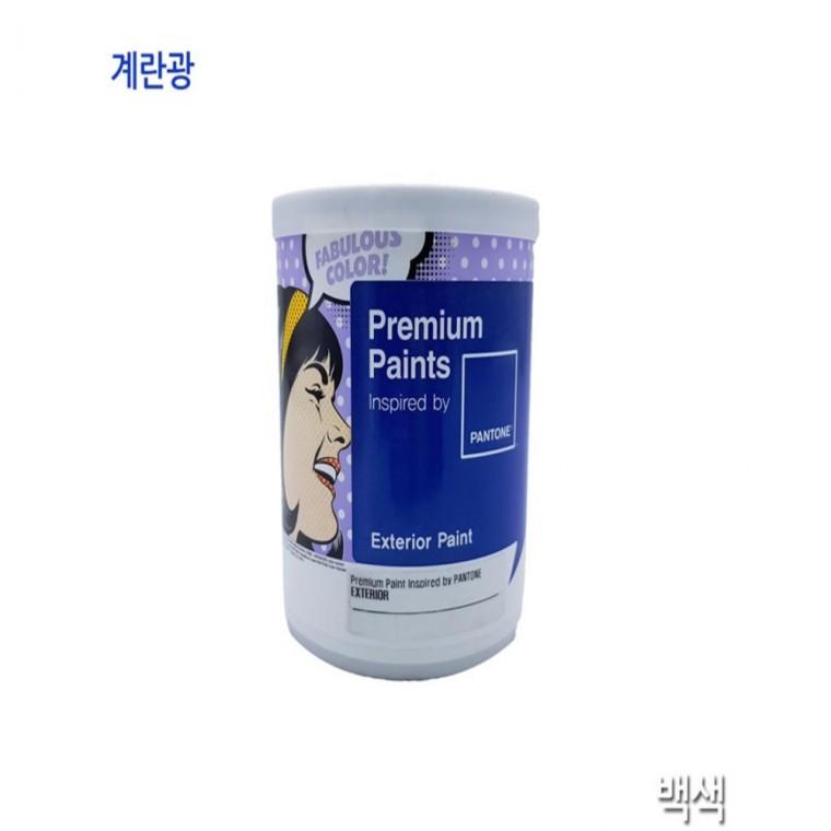 수성페인트 외부 계란광 1L 백색 셀프인테리어 곰팡이방지 수성바인다