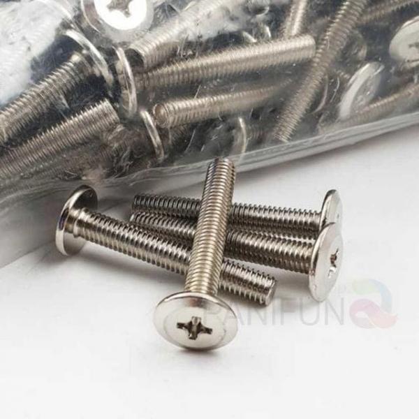 6mm 니켈 6x70 평볼트 커넥팅볼트 접시볼트 접시머리나사 십자볼트 납작머리