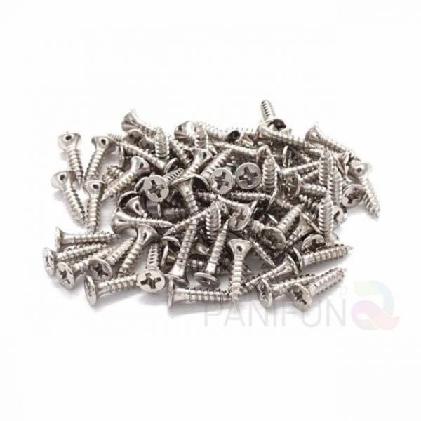 3mm 접시피스 3x15 니켈 목재나사 철판피스 철판나사 고정피스 철피스