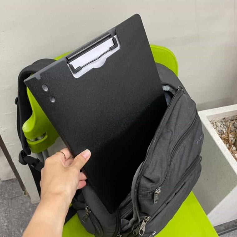 클립보드 A4 세로 블랙 서류받침대 결재판