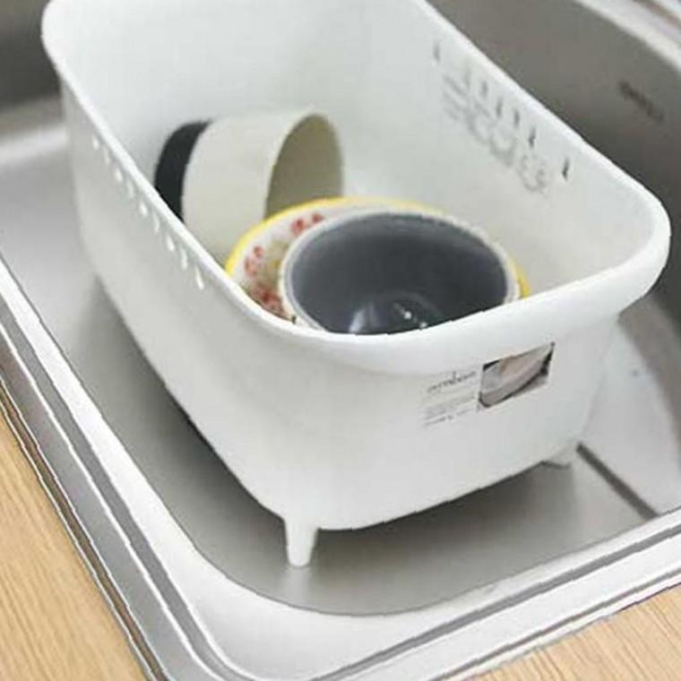 편리한 배수구멍이 안심 있는 일본산 레이카 설거지 바스켓