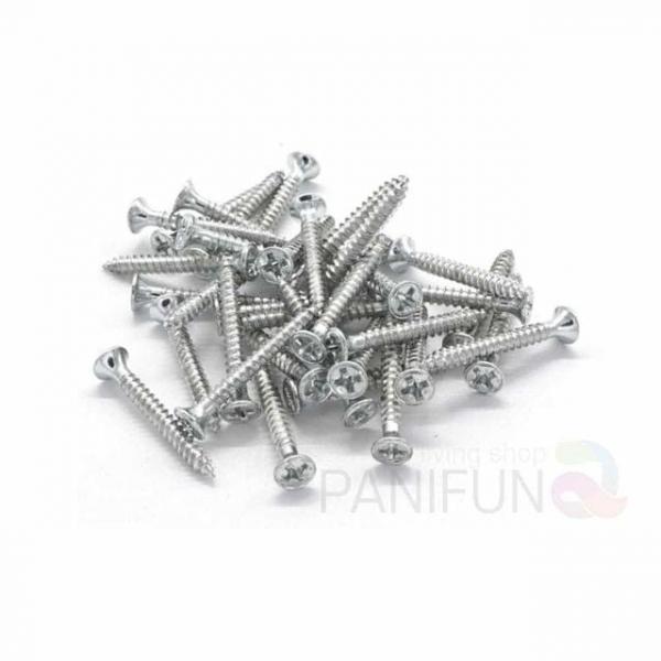 3.5mm 접시피스 3.5x30 1000개 목재피스 고정피스 접시머리나사 피스나사 철판피스