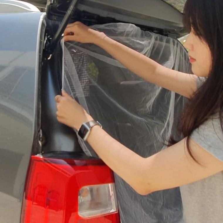 차박 트렁크 모기장 화이트 차박모기장 자동차방충망
