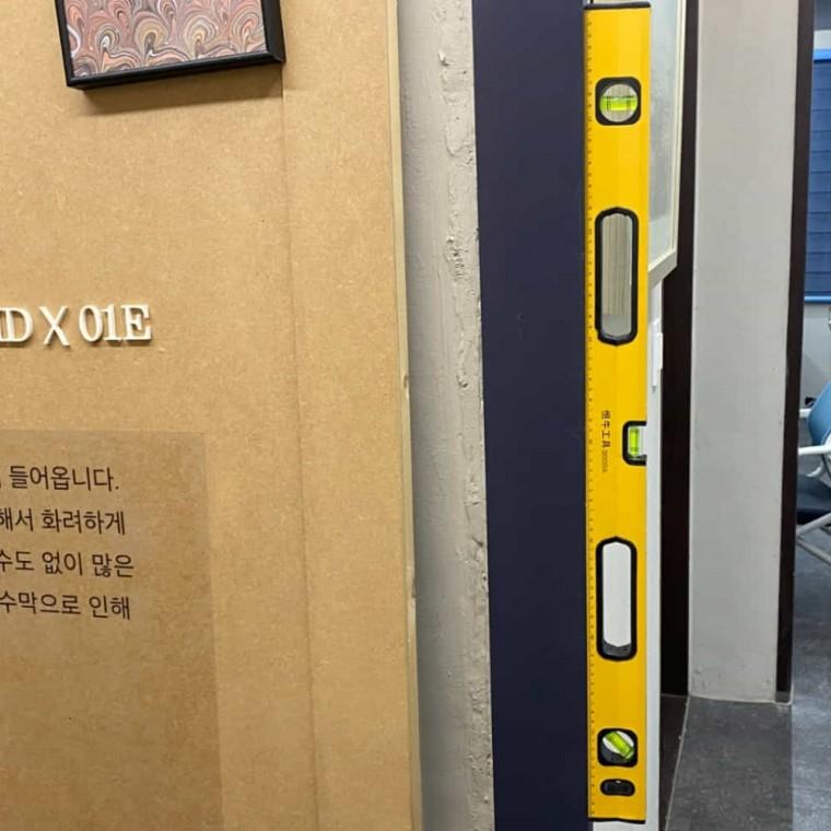 자석 수평자 80cm 타일시공공구 미장공구