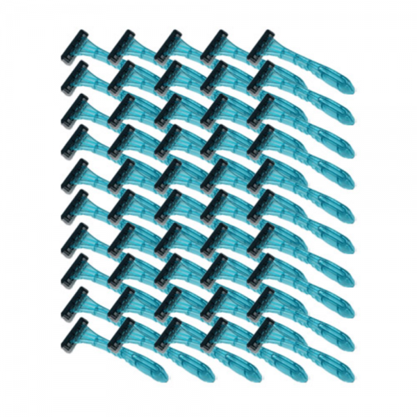 유니보르 개별포장 일회용 면도기 1회용 3중날 휴대용 남자 날 여행용 남성 가성비 대용량 이발소 사우나