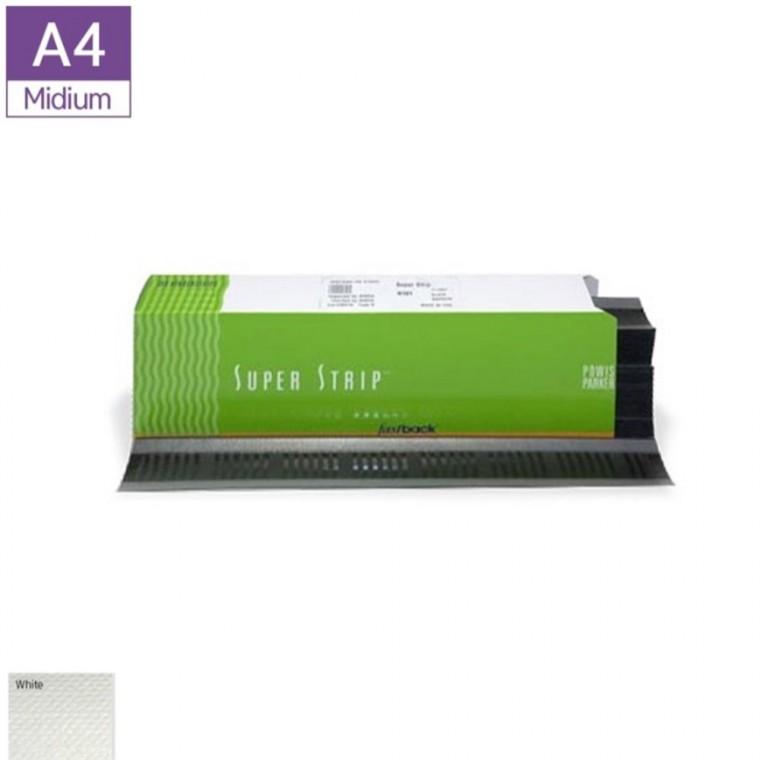 제본스트립 A4 100개입 화이트 제본테이프 제본바인더 프린트제본띠