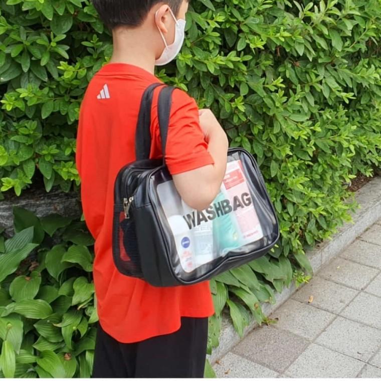 수영가방 블랙 대형 수영장방수가방 수영복가방