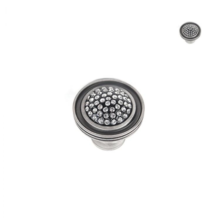 1구 손잡이 대형 40mm 실버 미니손잡이 신발장손잡이 장롱손잡이