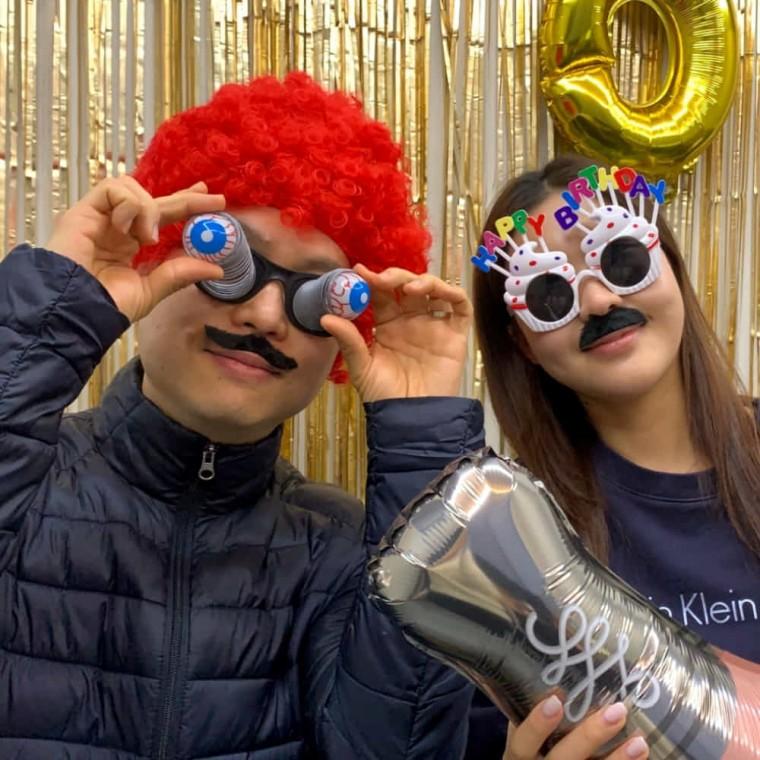 가짜 콧수염 세트 콧수염스티커 콧수염분장