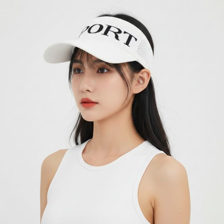 여성 스포츠 썬캡 골프 빛가림 여름모자