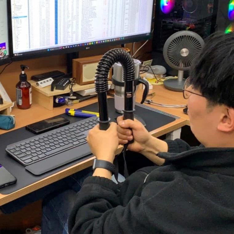 가슴운동기구 50kg 스프링완력기 가슴확대기