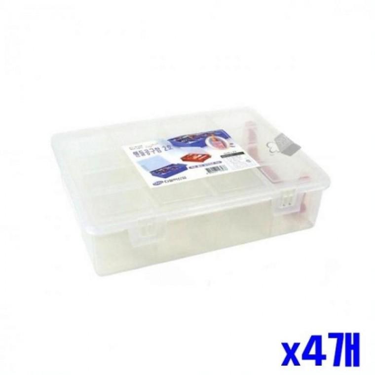 칸칸이 핸들 공구함 24x19x6cm x4개 공구정리 공구통