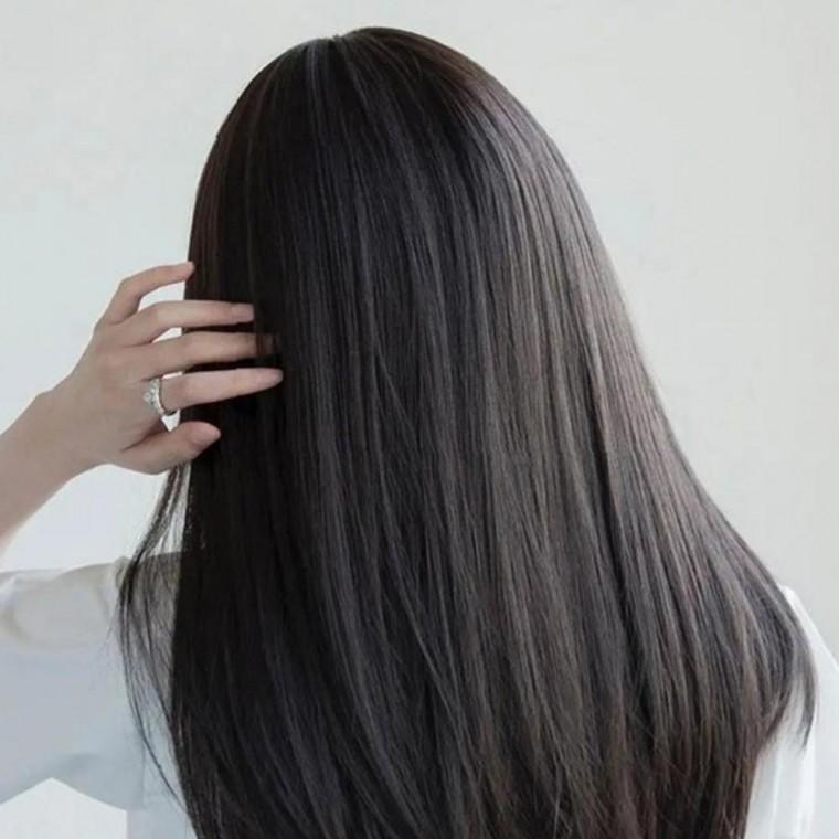 생머리 롱헤어 패션 통가발 자연스러운 긴머리 스타일 여자패션가발 여성헤어스타일 전체가발