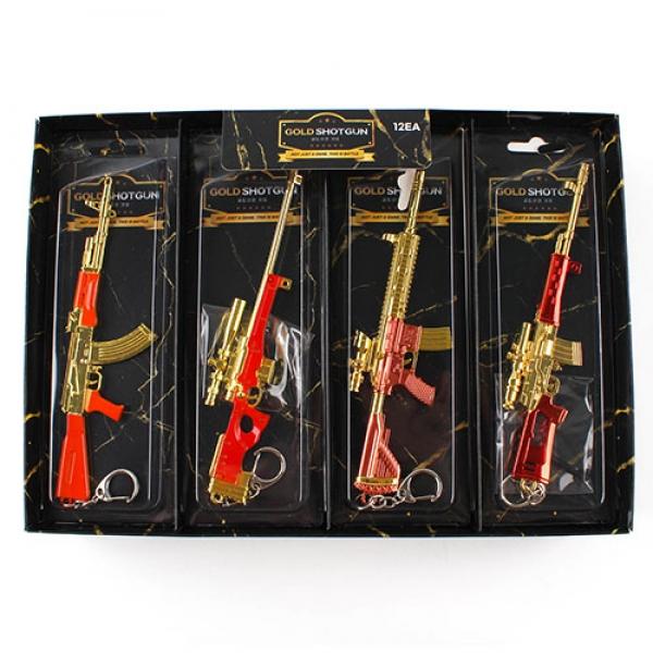 231B] 5000 골드샷 건 키링 (12개세트)