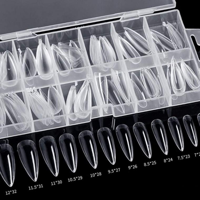 네일 연장팁 120PCS 패디네일 투명네일팁