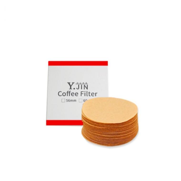 라운드 커피필터 56mm 100매 더치 모카포트용 커피여과지 커피기름종이 원두거름종이