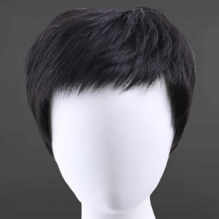 자연스러운 중년 남성 짧은머리 통가발 스타일링 맞춤가발 남자맞춤가발 남성머리스타일