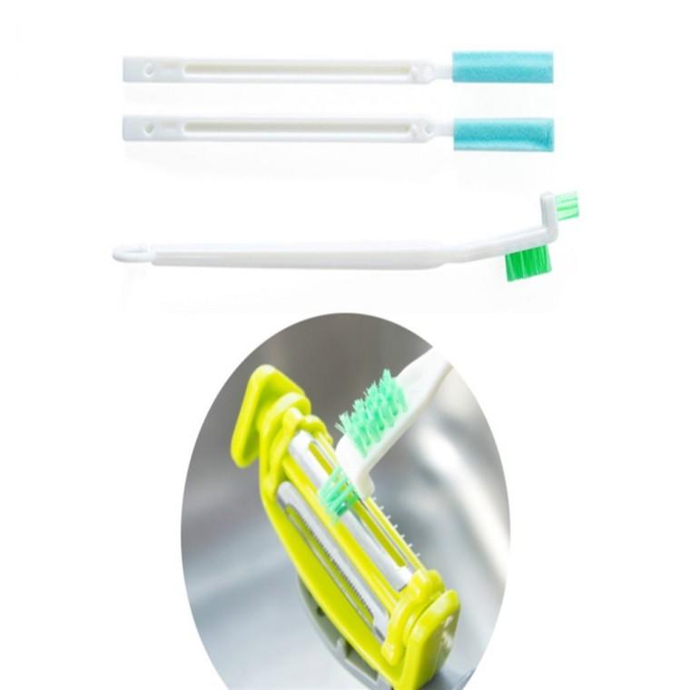 조리도구 틈새 청소솔 3P 세트 설거지브러쉬 설거지솔 채칼청소솔
