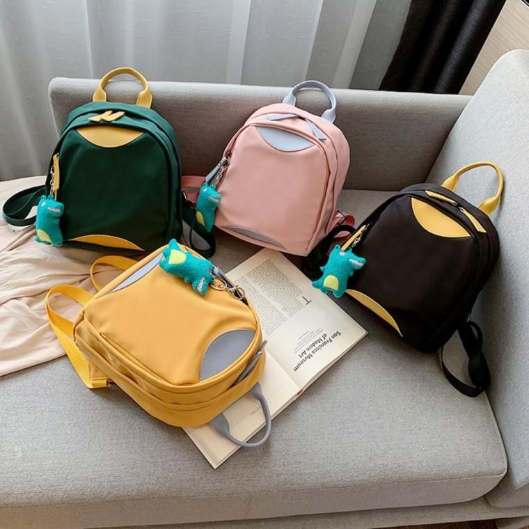 미니 컬러 백팩 여성 캐주얼 데일리 학생가방
