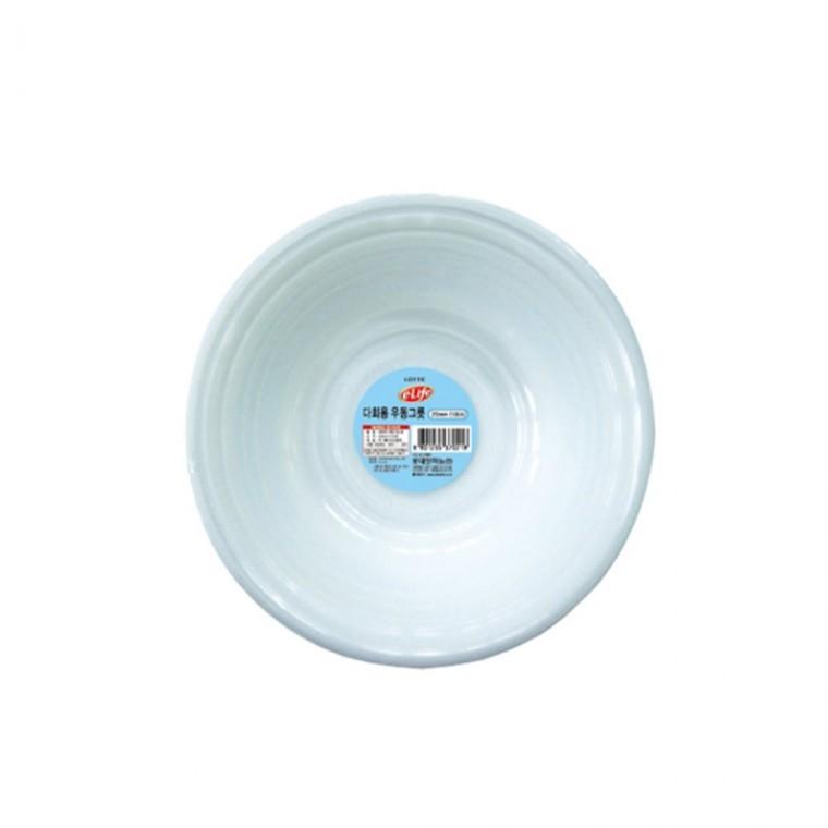 다회용 우동그릇 215mm 10p 라면그릇 비빔밥그릇 국수그릇