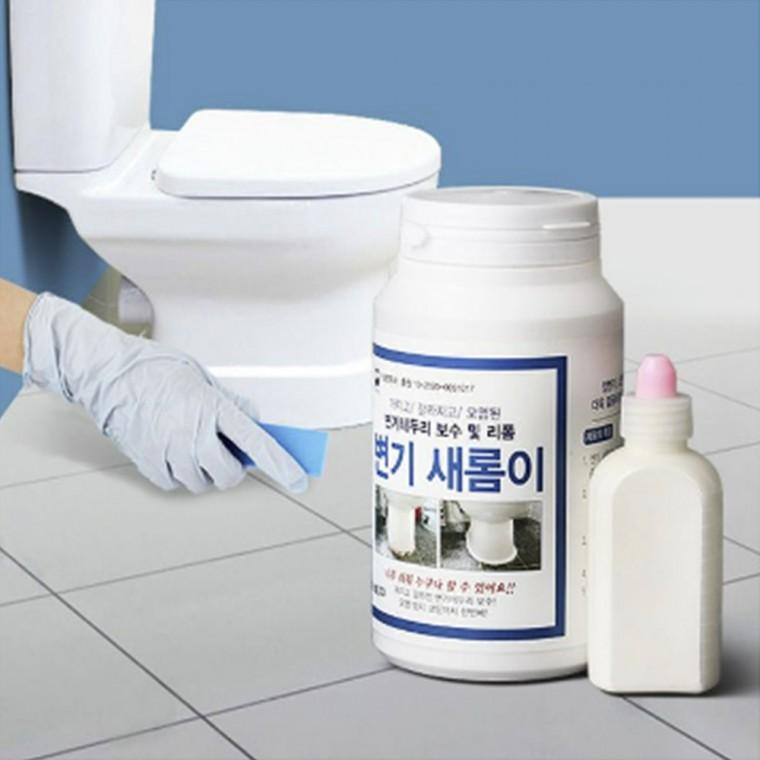 변기 타일 줄눈 테두리 보수제