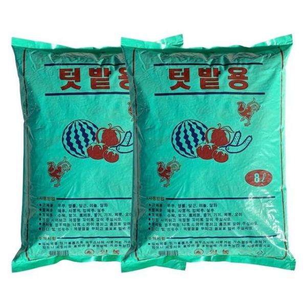 텃밭용 발효수피 8L(2개) 퇴비 밑거름 비료