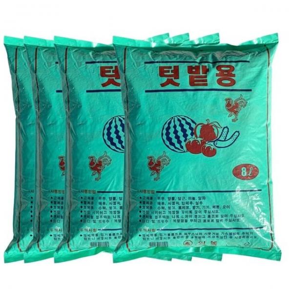 텃밭용 발효수피 8L(4개) 퇴비 밑거름 비료