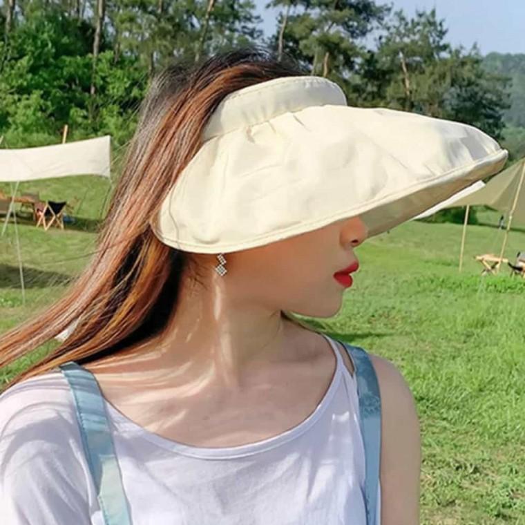여성썬캡헤어밴드1+1 그늘모자 여름썬캡 여름작업모자