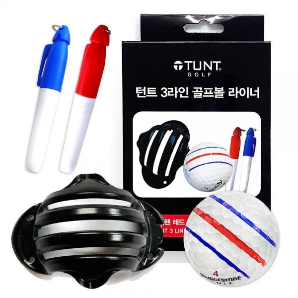 턴트  골프공볼라이너 매직펜1세트 골프공마킹