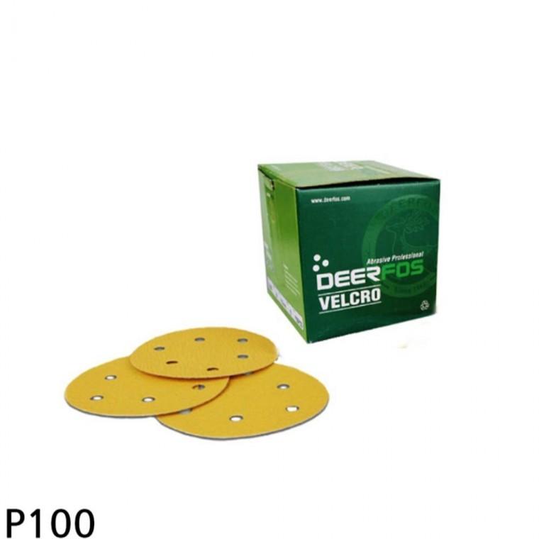 샌드페이퍼 100매입 100방 125mm 6H 샌딩페퍼 연마지 사포지