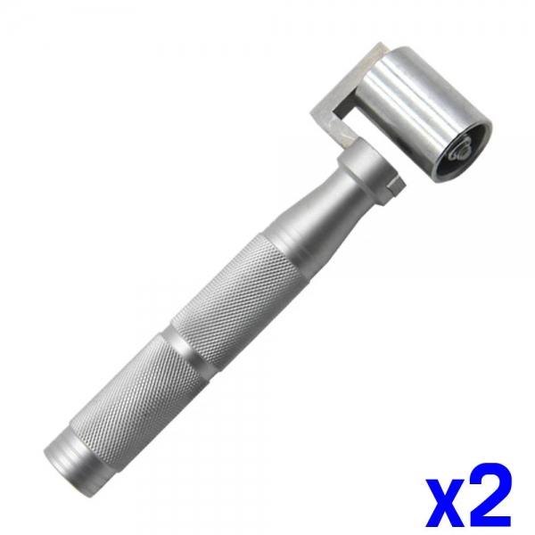 스티커부착롤러 스텐 도배롤러 도배로라 벽지롤러x2개