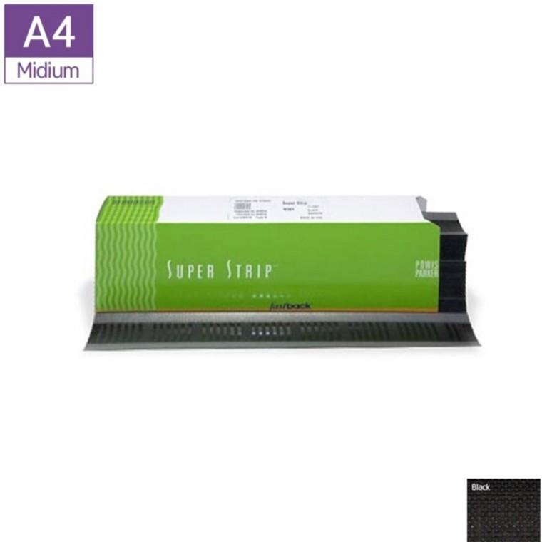 제본스트립 A4 100개입 블랙 제본바인드 제본테이프 프린트제본띠