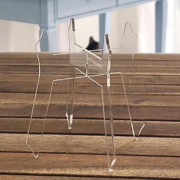 클리어 화분 스텐드 원형화분받침 인테리어화분받침대
