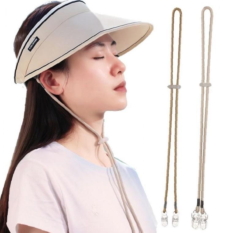 만물 집게형 슬림 모자끈 모자 목끈