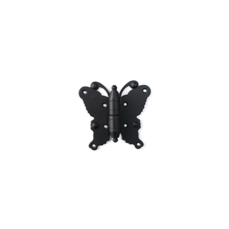 우측용 흑나비 겉경첩 6-18 65x123x20mm 고가구경첩 전통장식장경첩 앤틱가구경첩
