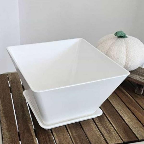 플라스틱 화분 사각 분재 호텔화분 카페인테리어화분