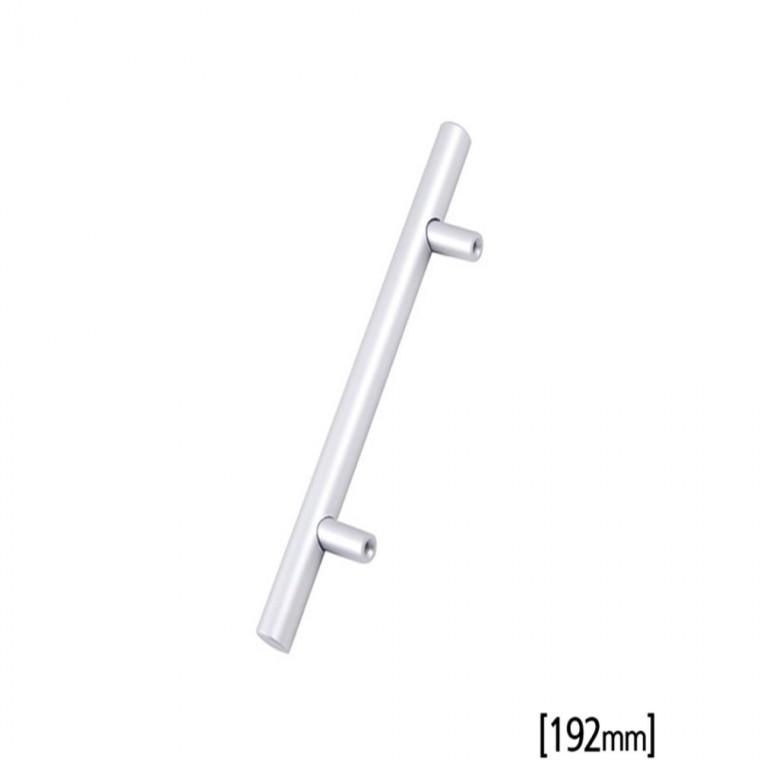 2구 손잡이 실버 나사간격 192mm 문고리손잡이 수납장손잡이 싱크대손잡이