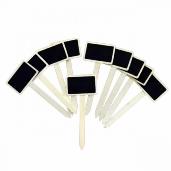 화분 칠판 6x4cm 10개 식물태그 정원이름표