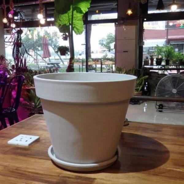 수지 원형 30x25 화분 깔끔한화분 화분분갈이